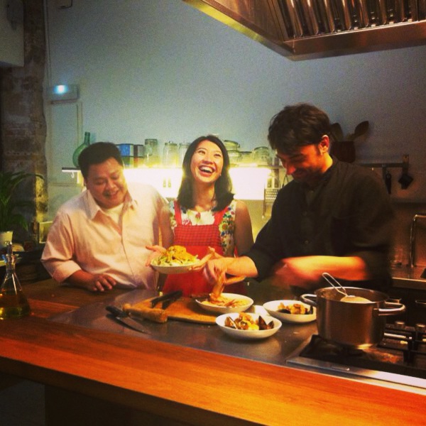 Cooking for a Malaysian TV Program, “Spain 360”